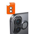 Torras Apple iPhone 17 Uyumlu Lensguard AR Anti Glare Kamera Lens Koruyucu - Siyah