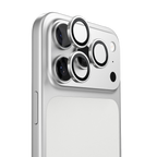 Torras Apple iPhone 17 Pro Max Uyumlu Lensguard AR Anti Glare Kamera Lens Koruyucu - Gümüş