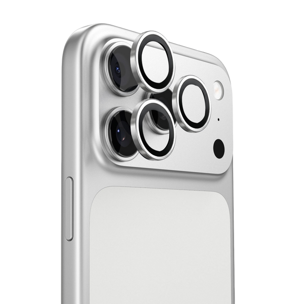 Torras Apple iPhone 17 Pro Max Uyumlu Lensguard AR Anti Glare Kamera Lens Koruyucu - Gümüş