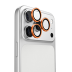 Torras Apple iPhone 17 Pro Max Uyumlu Lensguard AR Anti Glare Kamera Lens Koruyucu - Turuncu