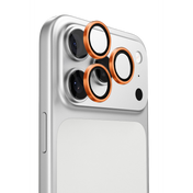 Torras Apple iPhone 17 Pro Max Uyumlu Lensguard AR Anti Glare Kamera Lens Koruyucu - Turuncu