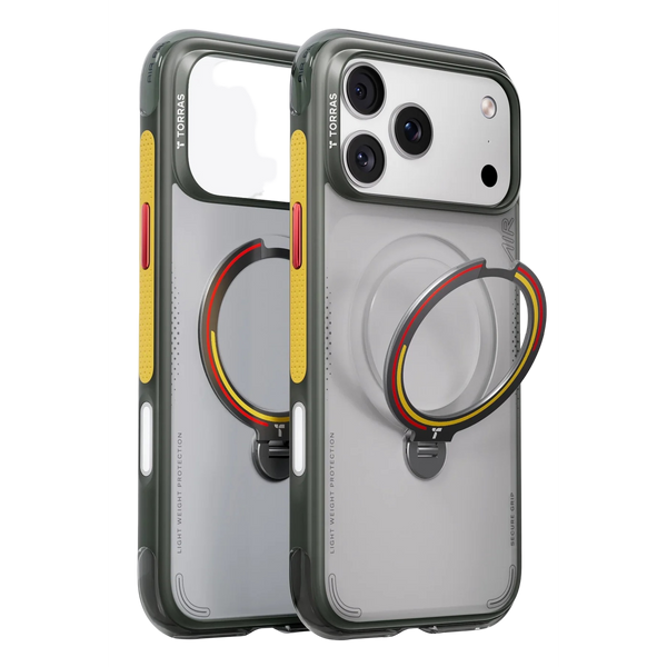 Torras Apple iPhone 17 Pro Max OStand Q3 Air World Cup Serisi Magsafe Kılıf - Iron