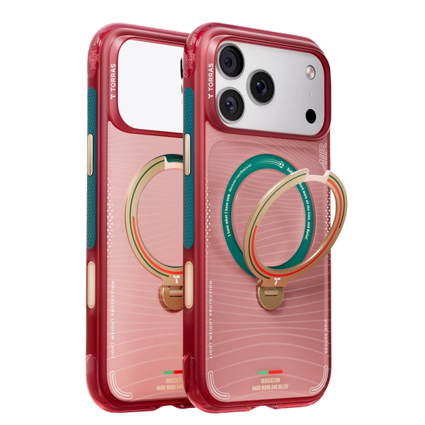 Torras Apple iPhone 17 Pro Max OStand Q3 Air World Cup Serisi Magsafe Kılıf - Wave of Passion