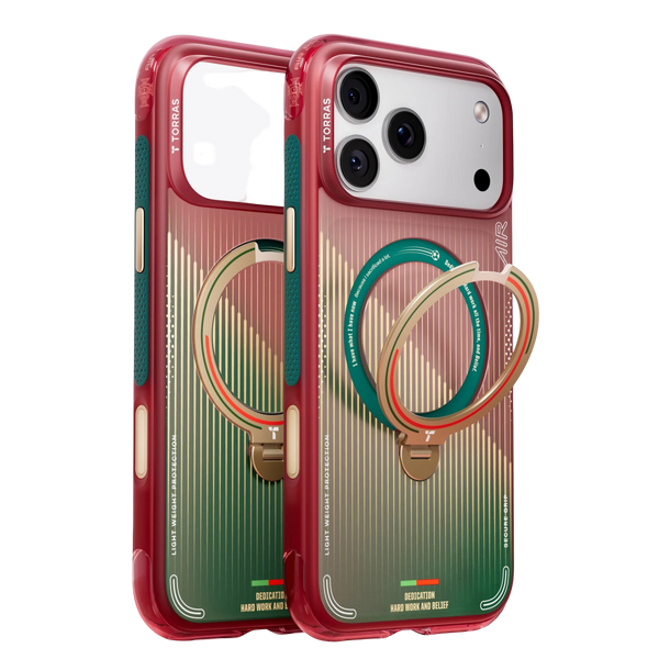 Torras Apple iPhone 17 Pro Max OStand Q3 Air World Cup Serisi Magsafe Kılıf - Glory Slash