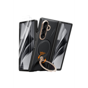 Torras Samsung Galaxy Z Fold 8 Ultra Ostand Q3 VegSkin 2 Adet Ekran Koruyuculu Magsafe Kılıf - Siyah